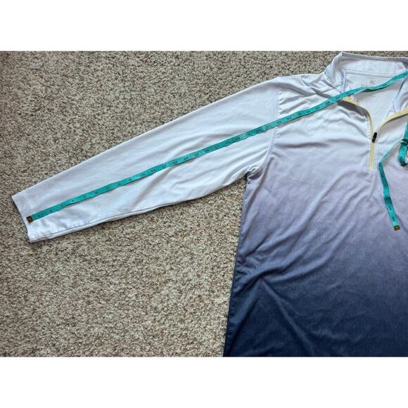 COLOSSEUM Men's Lightweight pullover 1/4 zip, Georgia Tech; GT, Yellow Jackets - Picture 6 of 8